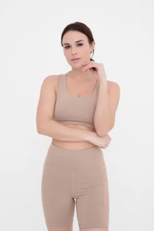 Mono B Overlay Y-Back Sports Bra