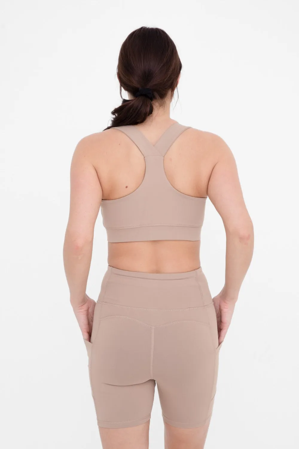 Mono B Overlay Y-Back Sports Bra
