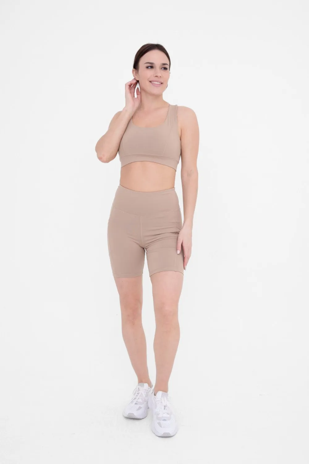 Mono B Overlay Y-Back Sports Bra