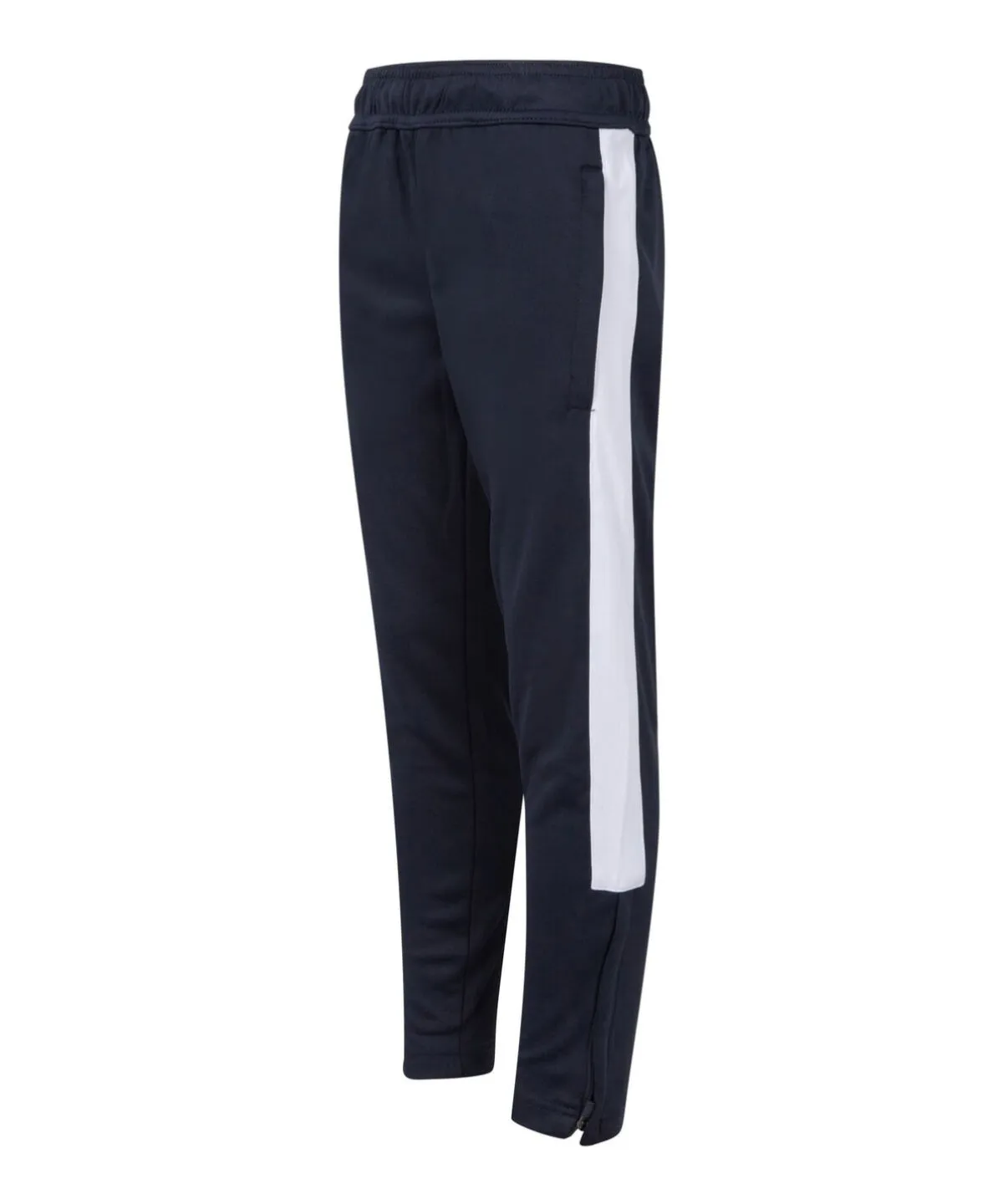 Navy/White - Kids knitted tracksuit pants