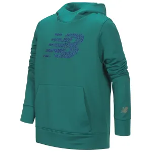 New Balance Girls Amazonite Graphic Hoodie