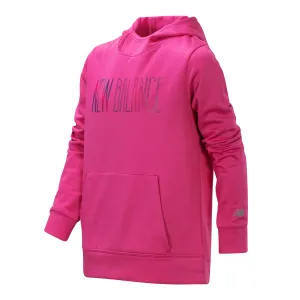 New Balance Girls Carnival Pink Graphic Hoodie