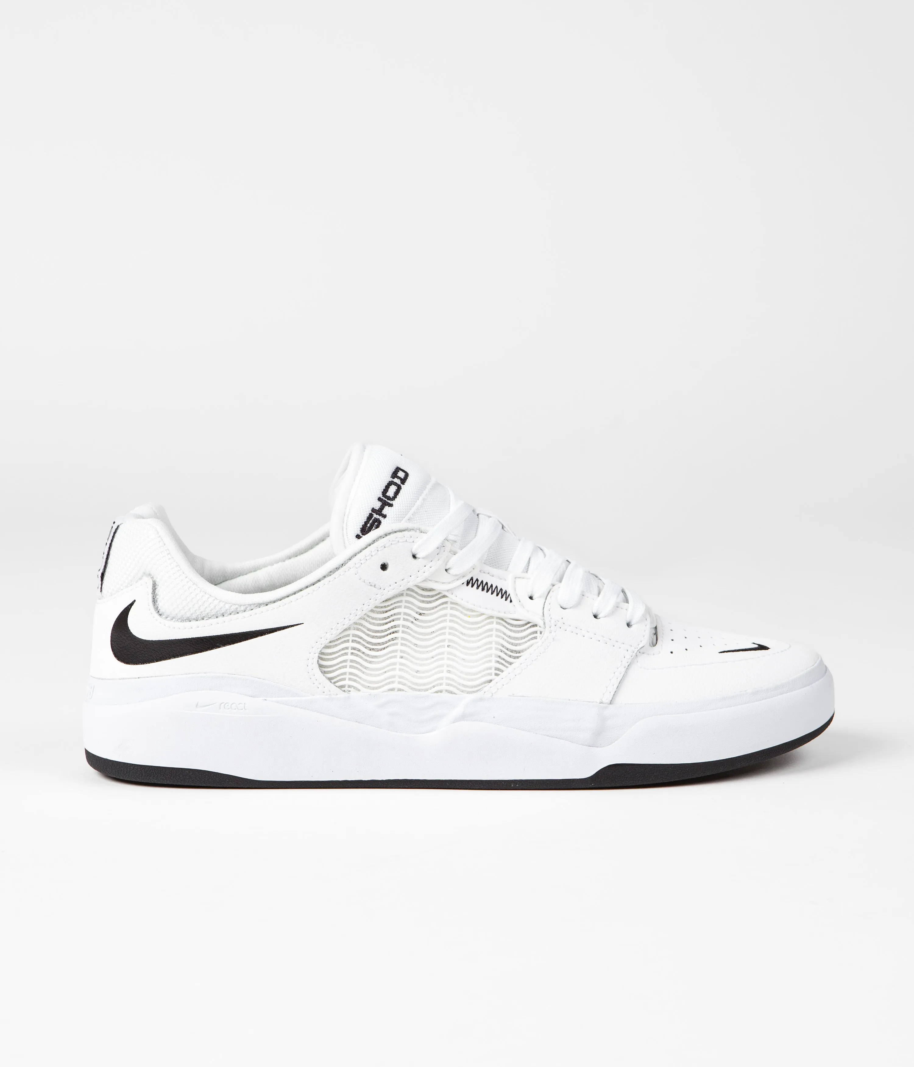 Nike SB Ishod Premium Shoes - White / Black - White - Black