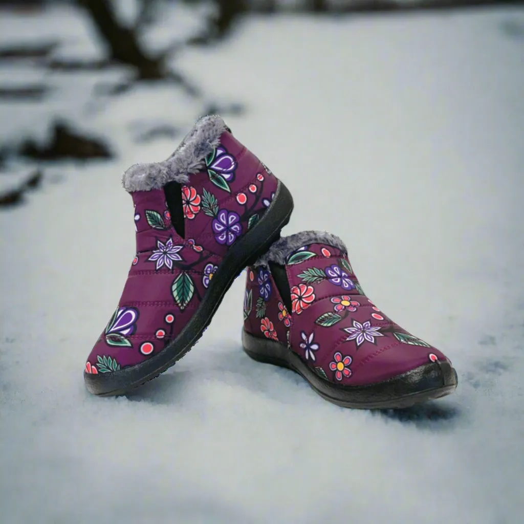 Ojibwe Florals Slip Ons (Shoes)