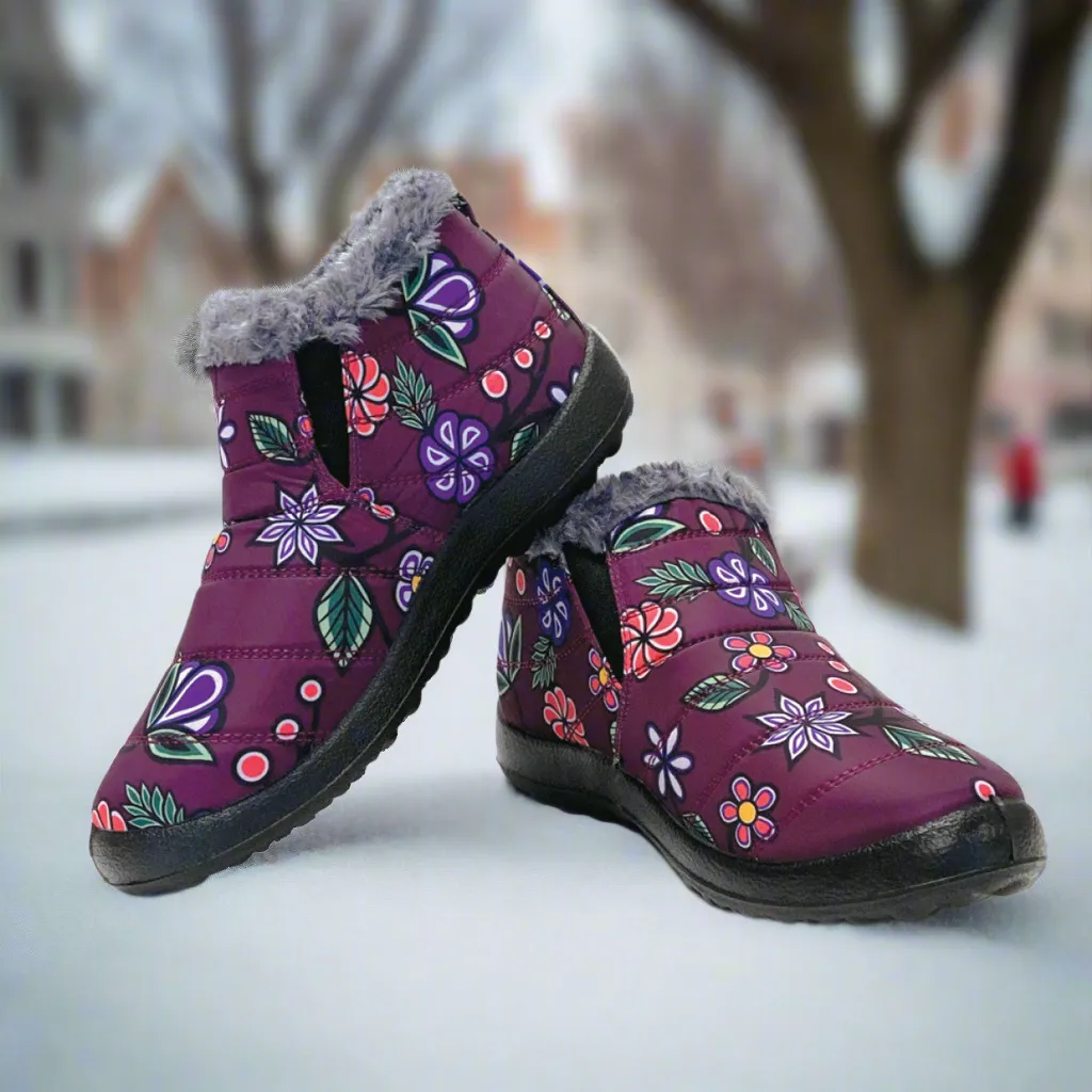 Ojibwe Florals Slip Ons (Shoes)