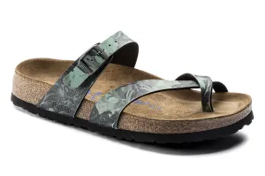 Papillio By Birkenstock Tabora Damask Petrol Soft Footbed Made In Portugal