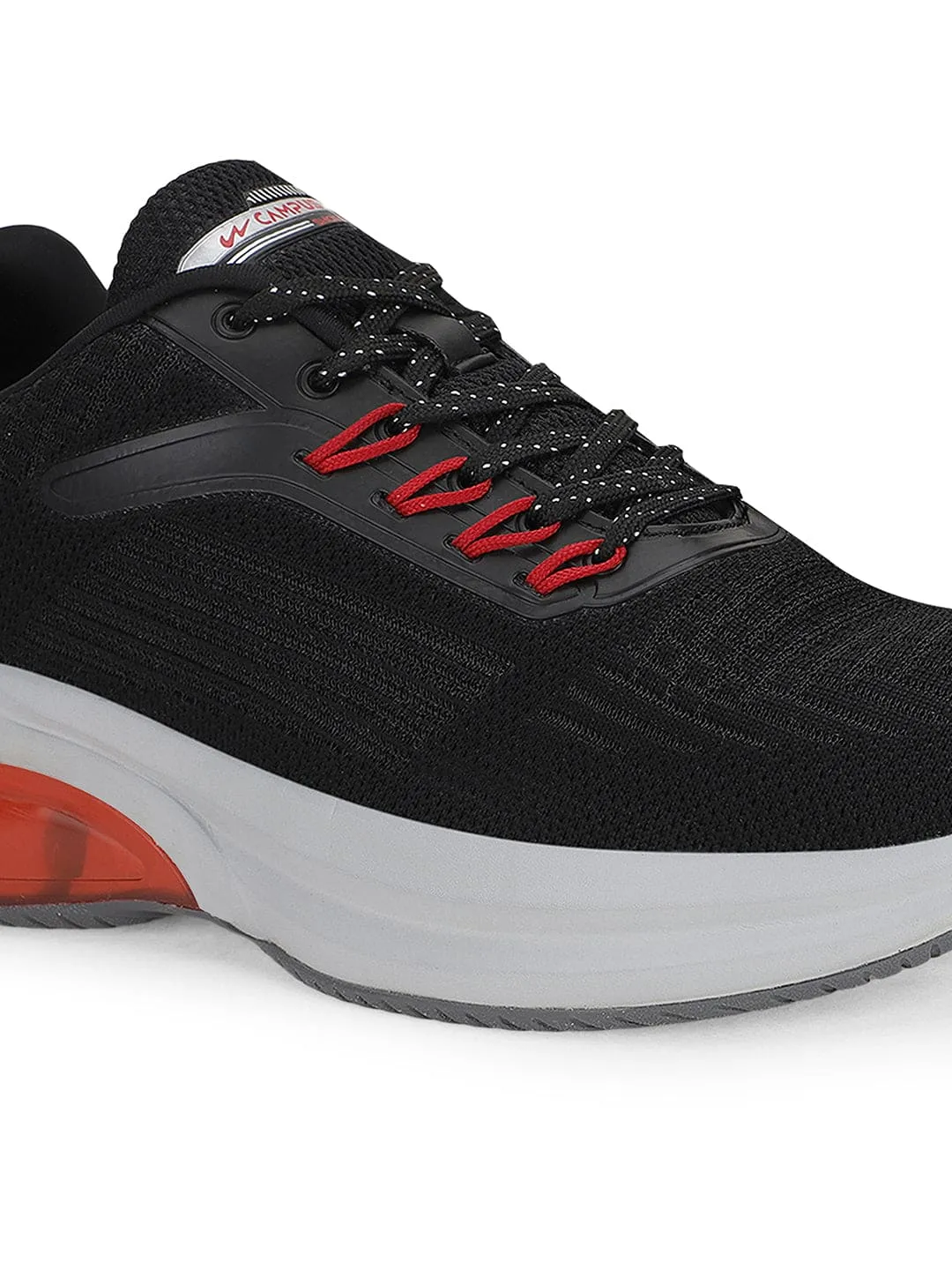 PARTON Black Men's Sports Shoes