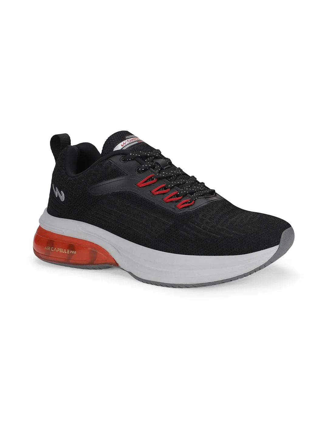 PARTON Black Men's Sports Shoes