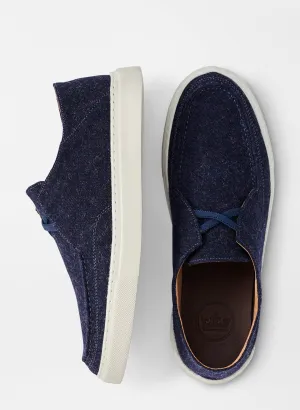 Peter Millar Shetland Wool Slip-On - Navy