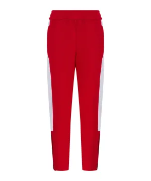 Red/White - Kids knitted tracksuit pants
