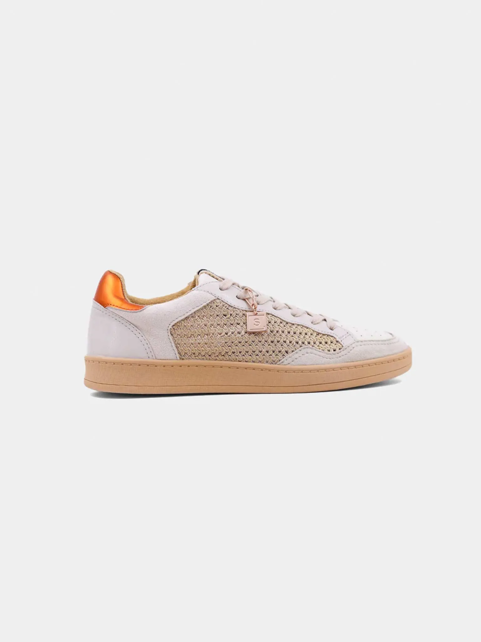 Roma Gold Woven Sneaker