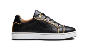 Royal Albartross Buckingham Shoe in Black/Gold