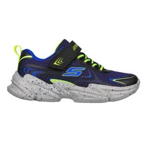 Skechers Lifestyle Sports Lifestyle Shoes For Kids, Navy & Lime