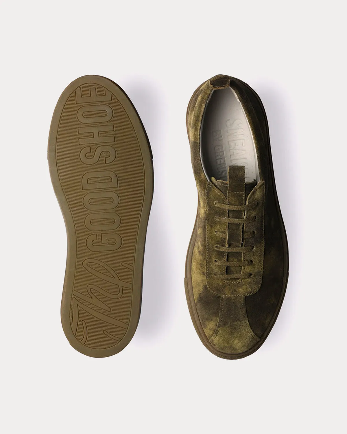 Sneaker 1 Suede Green Low Top Sneakers