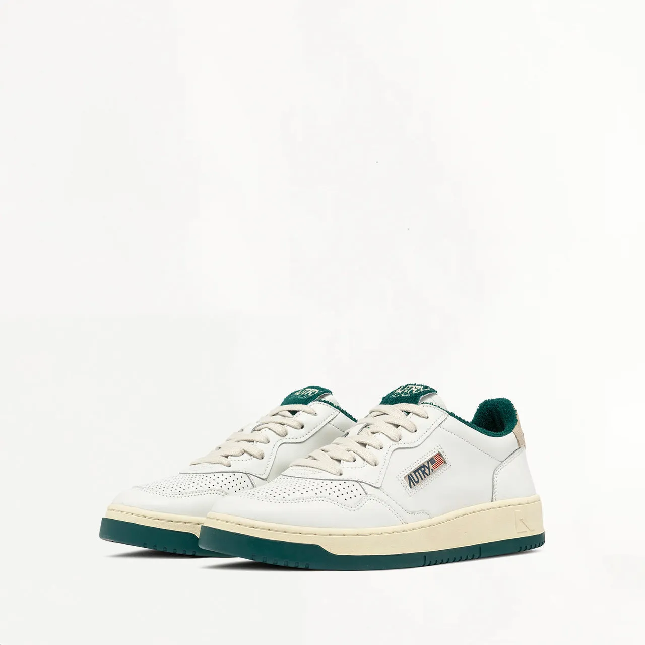 Sneakers Autry Medalist Sponge Blanche et Verte VS06