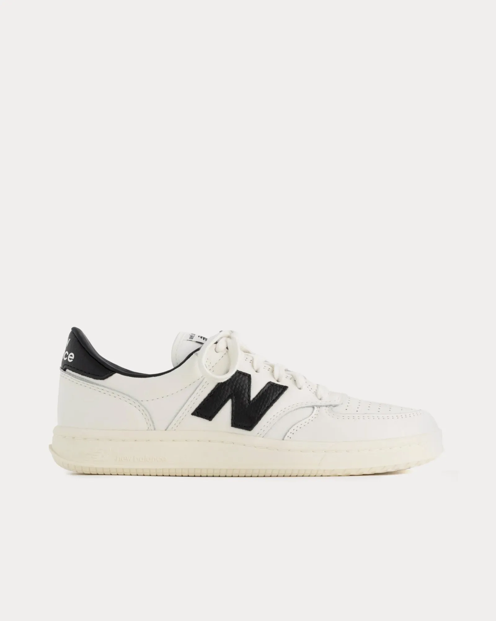 T500 Tennis Oxfords White / Black Low Top Sneakers