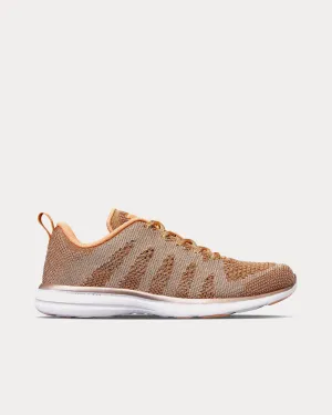 TechLoom Pro Rose Gold / Metallic Silver / White Running Shoes