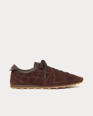The Tennis Dark Brown Low Top Sneakers