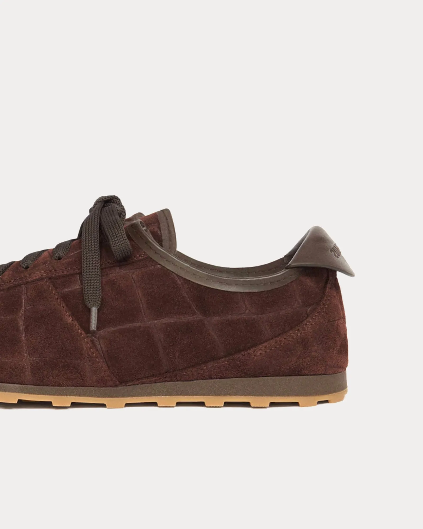 The Tennis Dark Brown Low Top Sneakers