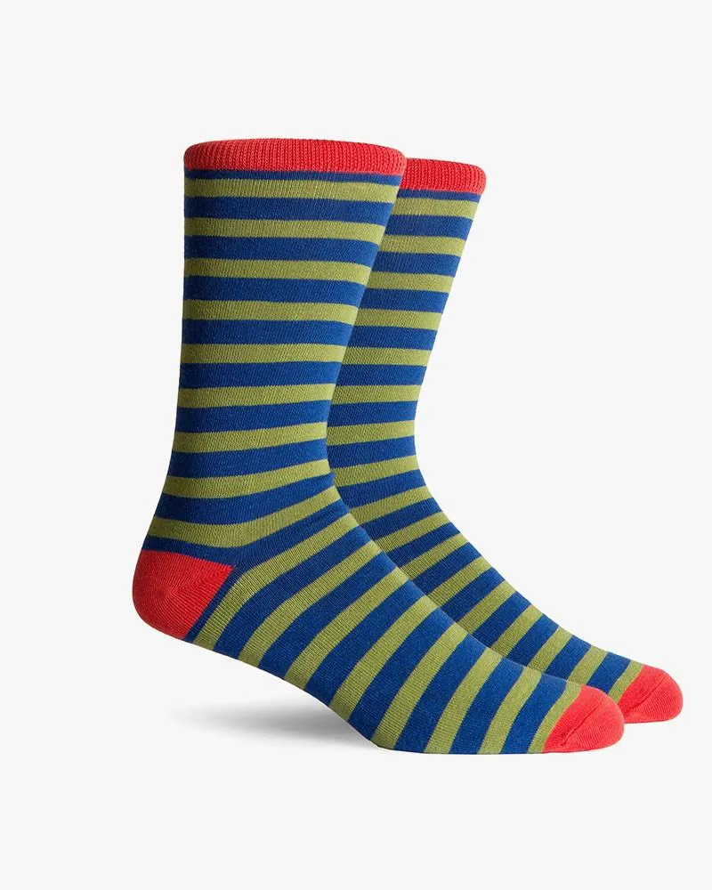 Theo Casual Combed Cotton Crew Sock