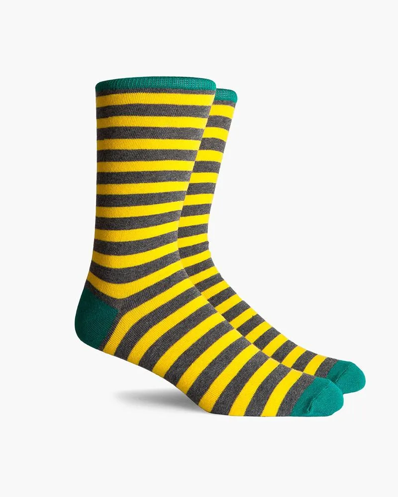 Theo Casual Combed Cotton Crew Sock