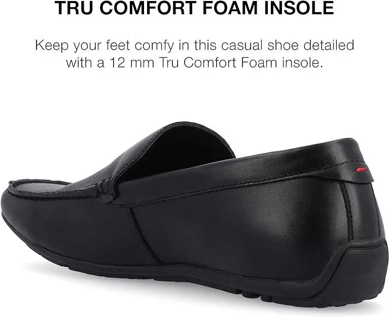 Vance Co. Men's Mitch Driving Loafer  Color Black Size 11M