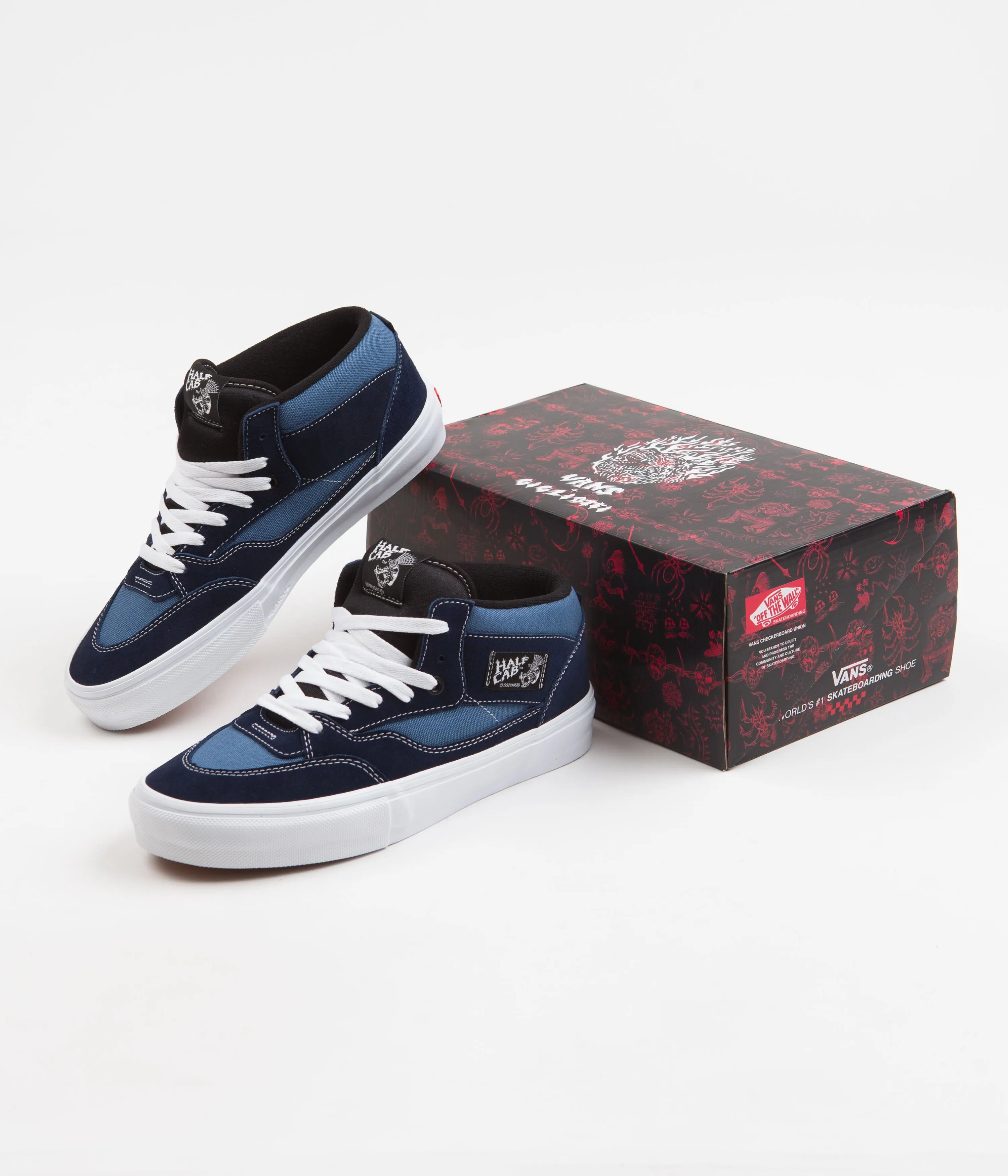 Vans Skate Half Cab '92 VCU Shoes - (Gigliotti) Navy / STV Navy