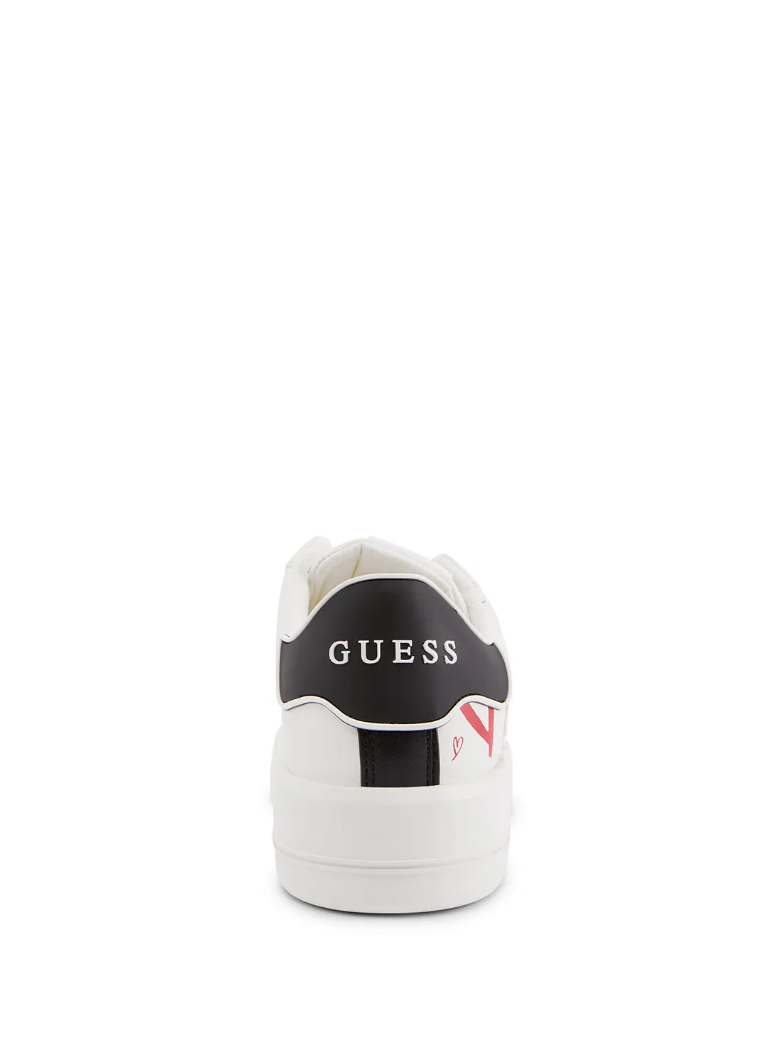 White Heart Rockies Low Top Sneakers
