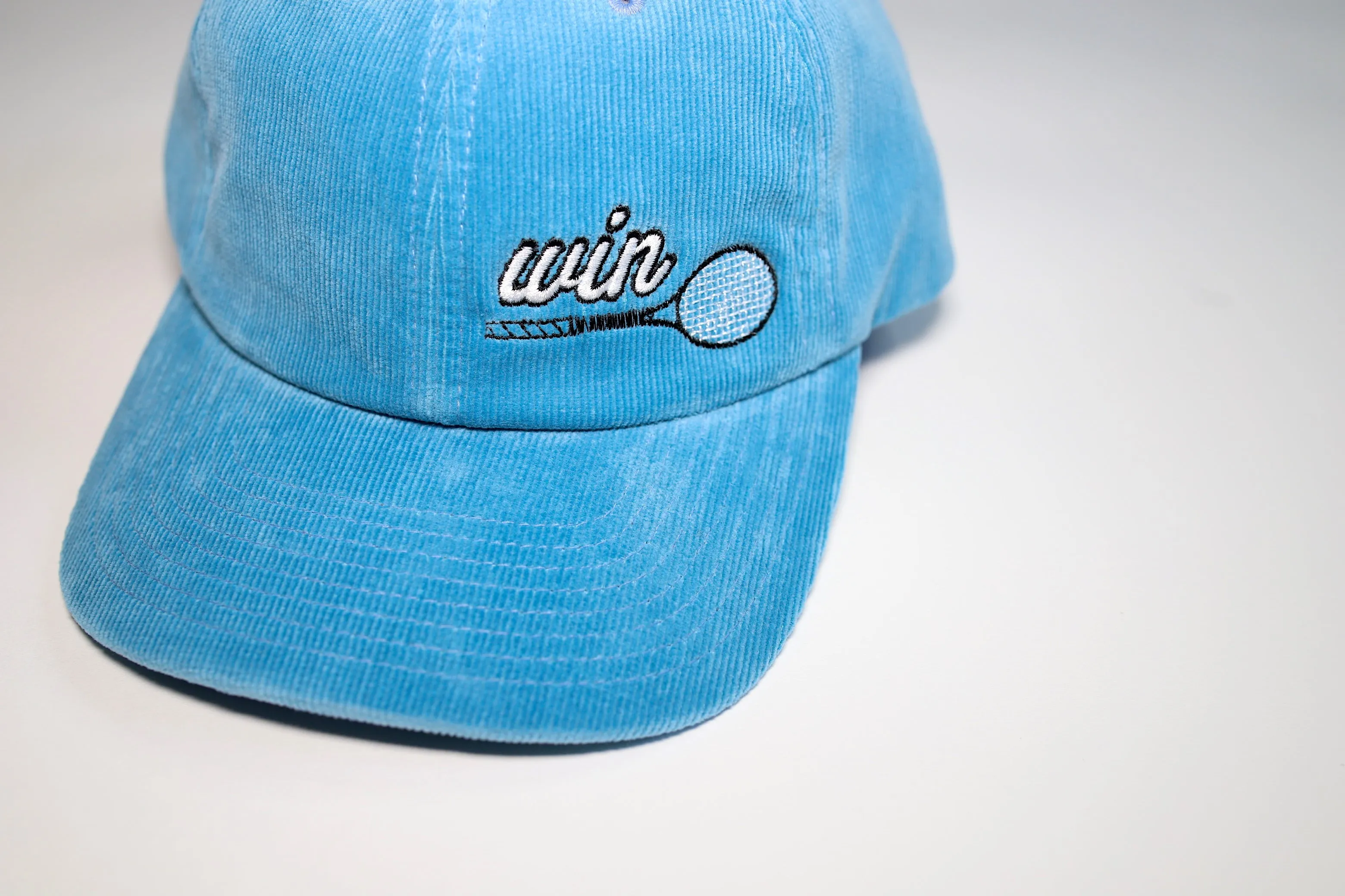 WIN Tennis Racket Adjustable Hat in Carolina Corduroy