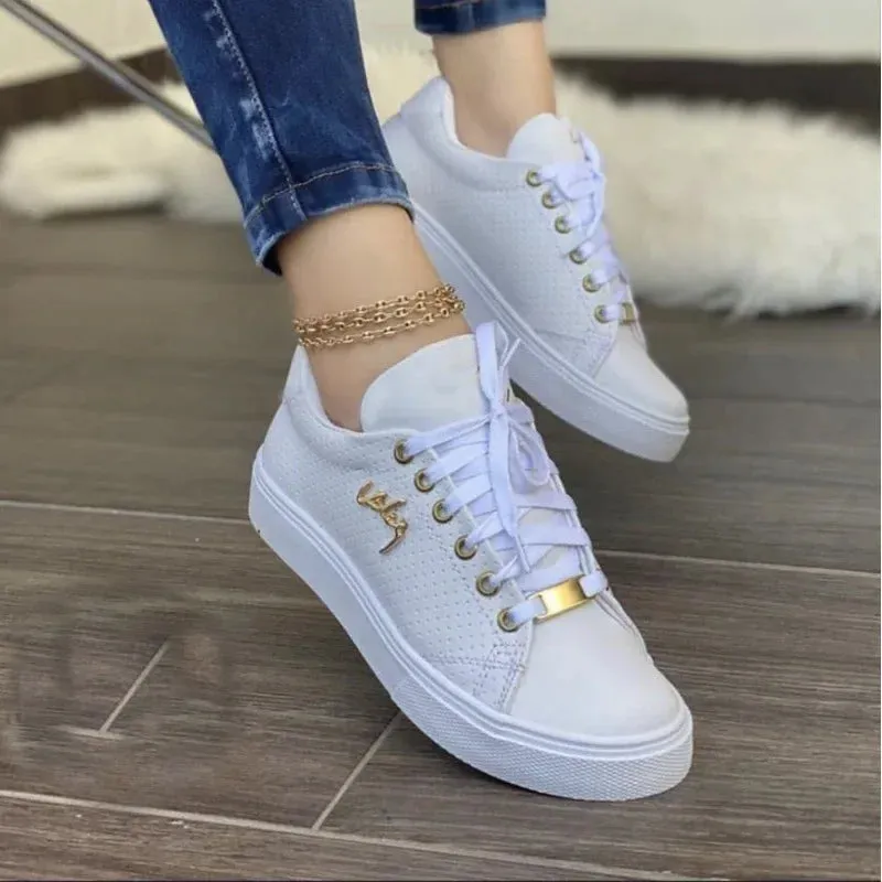 Women’s Vulcanized Shoes 2023  Casual Sneakers in Plus Size 43