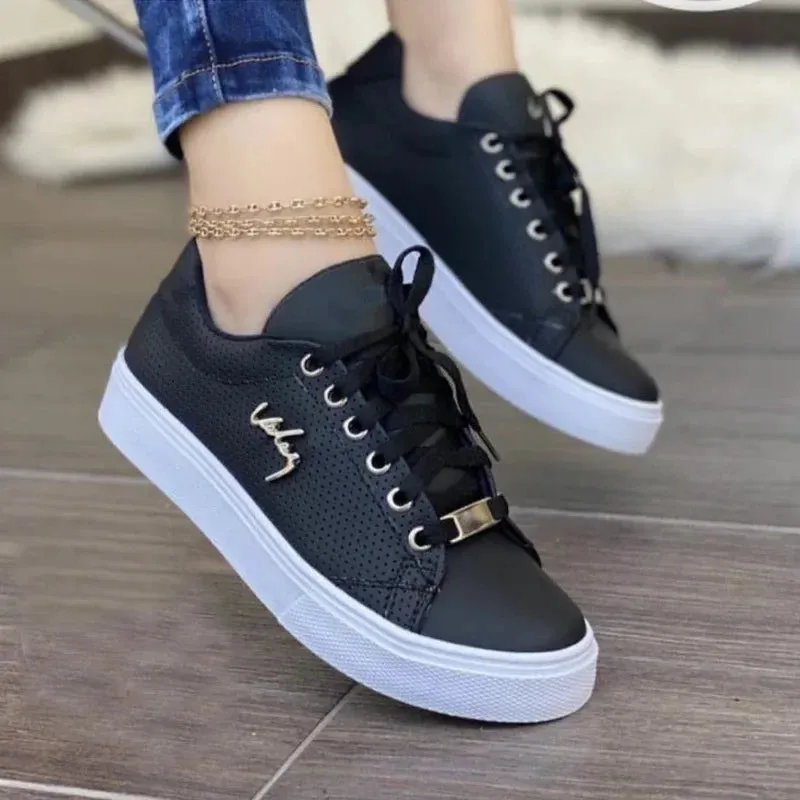 Women’s Vulcanized Shoes 2023  Casual Sneakers in Plus Size 43