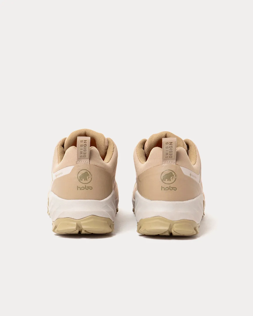x hobo Sapuen Beige Low Top Sneakers